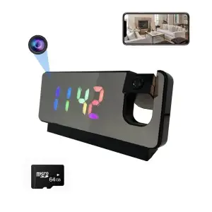 4K HD Projection Alarm Clock with Wi-Fi