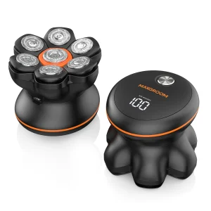Waterproof rechargeable 7D head shaver.