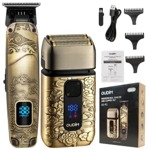 All-in-one bald head grooming kit
